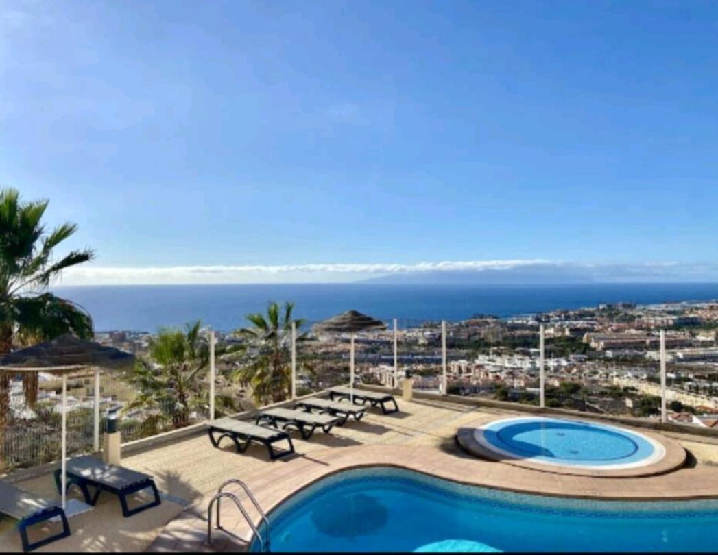 Luxury Sunset 408 Heated Pool With Air Condition And Sea Views Costa Adeje  Buitenkant foto